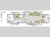 Floorplan - 2010 Tiffin Motorhomes Phaeton 40 QTH