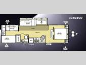 Floorplan - 2011 Forest River RV Salem Hemisphere 302QBUD