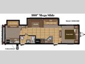 Floorplan - 2011 Keystone RV Hideout 31RBDSWE