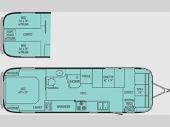 Floorplan - 2005 Airstream RV Classic 31 Dinette
