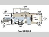 Floorplan - 2012 Forest River RV Flagstaff Classic Super Lite 831RKSS