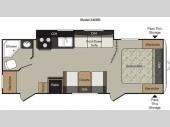 Floorplan - 2012 Keystone RV Passport 245RB
