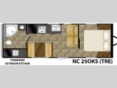 Floorplan - 2012 Heartland Trail Runner 25OKS SLT