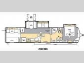 Floorplan - 2012 Coachmen RV Catalina Deluxe Edition 39BHDS