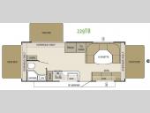 Floorplan - 2012 Starcraft  Travel Star 229TB