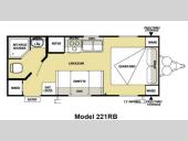 Floorplan - 2013 Forest River RV Salem Cruise Lite 221RBXL