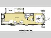 Floorplan - 2013 Forest River RV Salem 27RKSS