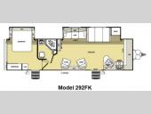 Floorplan - 2013 Forest River RV Salem Hemisphere 292FK