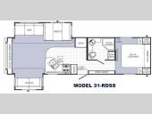 Floorplan - 2013 Palomino Puma 31-RDSS