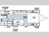 Floorplan - 2013 Forest River RV Rockwood Mini Lite 2306