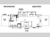 Floorplan - 2013 Forest River RV Rockwood Roo 23SS