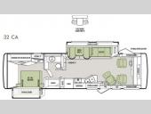 Floorplan - 2013 Tiffin Motorhomes Allegro 32 CA