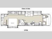 Floorplan - 2013 Coachmen RV Encounter 37FW