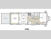Floorplan - 2013 Coachmen RV Freedom Express 260BL