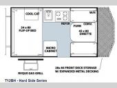 Floorplan - 2013 Forest River RV Flagstaff Hard Side T12BH