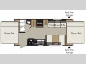 Floorplan - 2013 Keystone RV Passport 190EXP Express