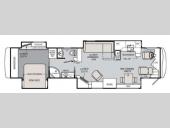 Floorplan - 2013 Monaco Diplomat 43 PKQ