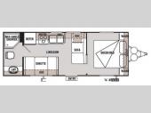 Floorplan - 2014 Forest River RV Wildwood X-Lite 241QBXL