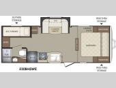 Floorplan - 2014 Keystone RV Bullet 230BHSWE