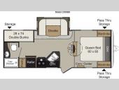 Floorplan - 2014 Keystone RV Passport 2300BH Grand Touring