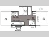 Floorplan - 2014 Forest River RV Rockwood Premier 2516G