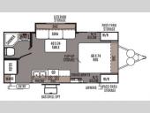 Floorplan - 2014 Forest River RV Rockwood Mini Lite 2109S