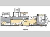 Floorplan - 2014 Coachmen RV Catalina Destination Series 40TBS