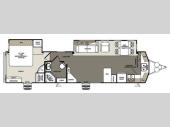 Floorplan - 2014 Forest River RV Sandpiper 392FK