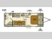 Floorplan - 2014 EverGreen RV Ascend A191RB