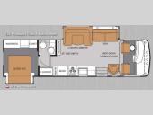Floorplan - 2014 Thor Motor Coach Windsport 32A