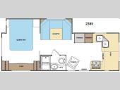 Floorplan - 2014 Lance Travel Trailers 2385