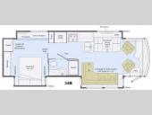 Floorplan - 2014 Winnebago Journey 34B