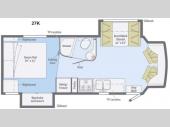 Floorplan - 2014 Winnebago Aspect 27K