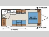 Floorplan - 2014 KZ Spree Escape E190
