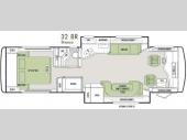 Floorplan - 2014 Tiffin Motorhomes Allegro Breeze 32 BR