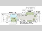 Floorplan - 2014 Tiffin Motorhomes Allegro RED 38 QRA