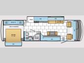 Floorplan - 2014 Newmar Bay Star 3103
