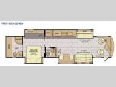 Floorplan - 2014 Fleetwood RV Providence 42M