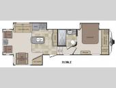 Floorplan - 2014 Keystone RV Cougar 313RLI