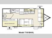 Floorplan - 2015 Forest River RV Wildwood X-Lite 181BHXL