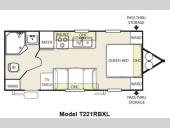 Floorplan - 2015 Forest River RV Wildwood X-Lite 221RBXL