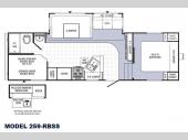 Floorplan - 2015 Palomino Puma 259-RBSS