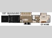 Floorplan - 2015 Heartland Cyclone 4100 King