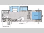 Floorplan - 2015 Jayco White Hawk 27RBOK