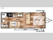 Floorplan - 2015 Forest River RV Salem Cruise Lite 241QBXL
