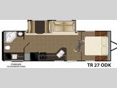 Floorplan - 2015 Heartland Trail Runner 27ODK