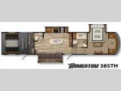 Floorplan - 2015 Grand Design Momentum 385TH