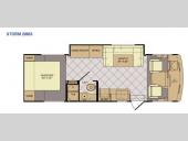 Floorplan - 2015 Fleetwood RV Storm 28MS