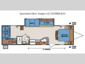 Floorplan - 2015 KZ Sportsmen Show Stopper LE S320BHLKSS