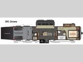 Floorplan - 2015 Keystone RV Fuzion 390 Chrome
